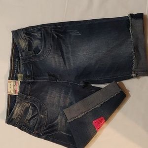 GIRLS - PLUS SIZE - BERMUDA ADJUSTABLE WAIST SHORT